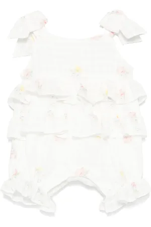 Lapin House Babydragt med blomstertryk
