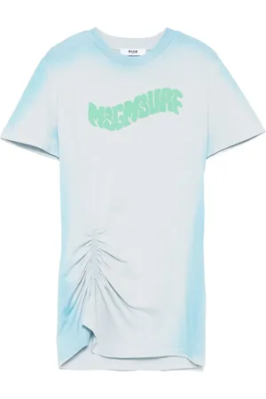 Msgm Kort kjole med airbrush-design