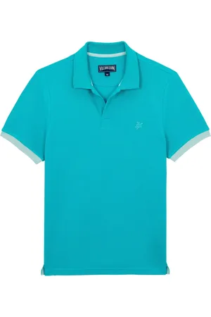 Vilebrequin T-shirt i bomuldspiqué