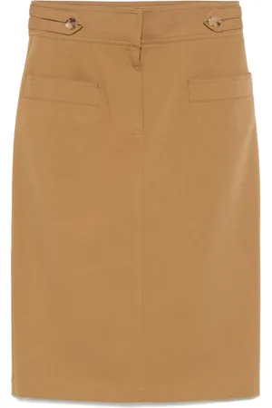 Chloé Mellemlang nederdel i twill