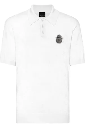 BILLIONAIRE Polo med våbenskjold-applikation