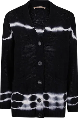 Nuur Cardigan med batiktryk