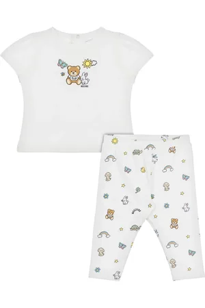 Moschino Sæt med bukser og bamse-tryk