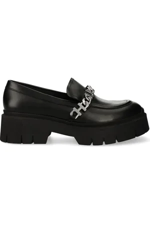 HUGO BOSS Loafers i læder