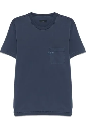 FAY T-shirt med logotryk