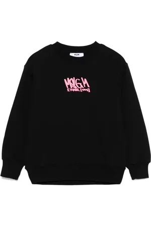 Msgm Sweatshirt med hævet logo