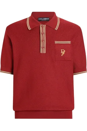 Dolce & Gabbana Polo med broderet logo