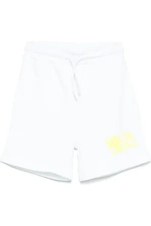 Msgm Shorts i bomuld med præget logo