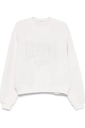 Alexander Wang Sweatshirt med slitageeffekt og logo