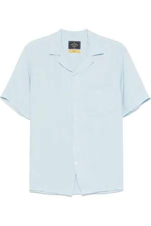 Portuguese Flannel Skjorte i hør med camp-krave