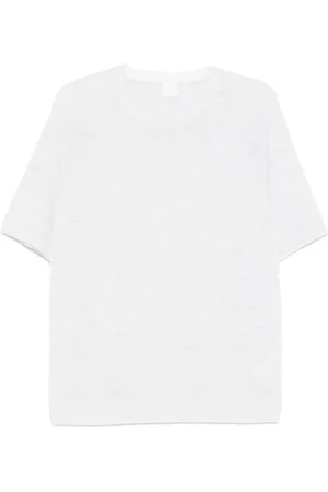 ELEVENTY Finstrikket T-shirt