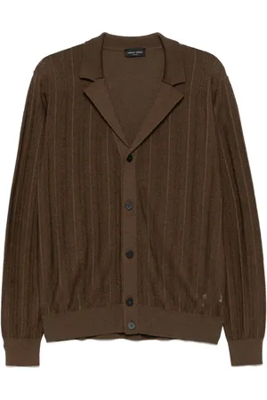Roberto Collina Cardigan med ribbet detalje
