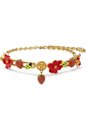 VERSACE Strawberry Garden choker-halskæde