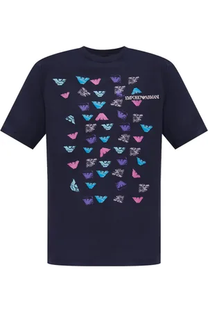 Emporio Armani T-shirt med ørnetryk