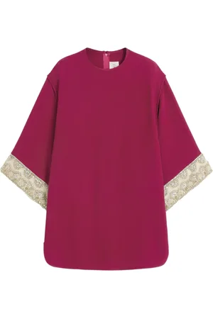 VALENTINO GARAVANI Bluse med perleudsmykning