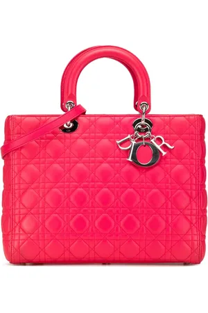 Dior Stor Cannage Lady Dior satchel-taske i lammeskind fra 2013