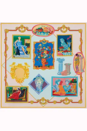 VERSACE Stor Gallery silketørklæde