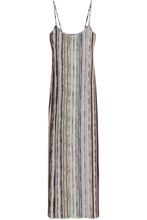 Missoni Stribet kjole i lurex