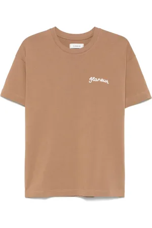 FLÂNEUR T-shirt med logobroderi