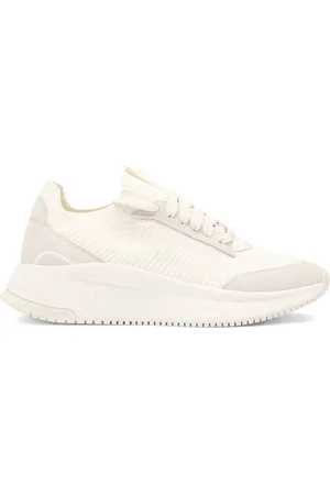 HUGO BOSS Sneakers i ruskind med paneler