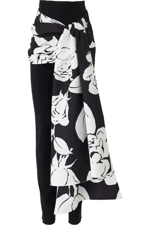 Carolina Herrera Skinny-bukser med skærfdetalje