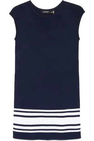 Ralph Lauren Kort kjole med stribedetalje