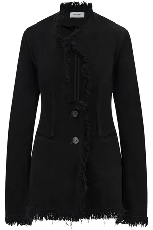 Salvatore Ferragamo Blazer med frynser