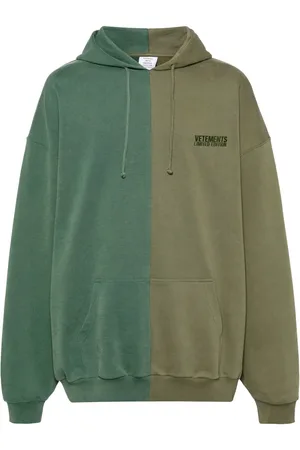 Vetements Hættetrøje med broderet logo