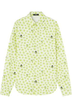 VERSACE Strawberry Garden denimskjorte