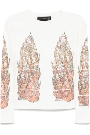 Who Decides War Termo-T-shirt med falmet glas