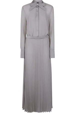 Emporio Armani Lang kjole med sløjfe-detalje