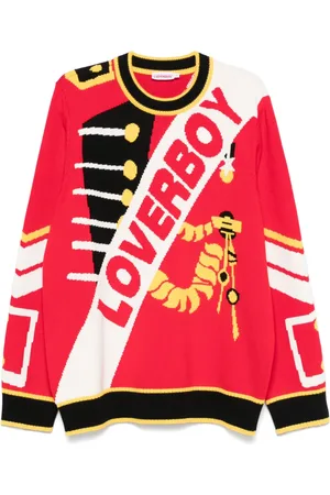 Charles Jeffrey Loverboy Sweater med Intarsia-logo