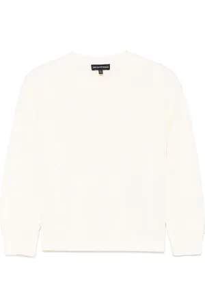 Emporio Armani Sweater med Intarsia-logo