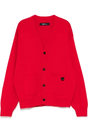 SONGZIO Sømløs cardigan med emblem