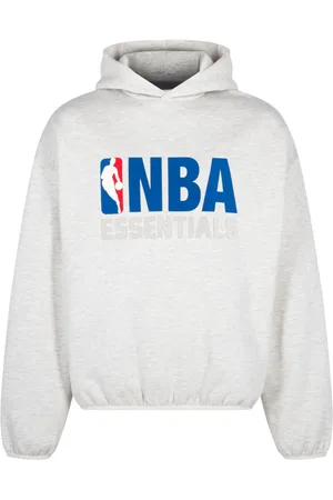 FEAR OF GOD X NBA Essentials Light Heather hættetrøje