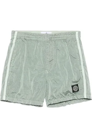 Stone Island Badeshorts med kompasmotiv