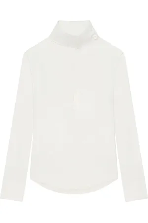 Courrèges Bluse med tørklædedetalje