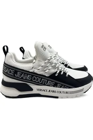 VERSACE Slip-on-sneakers med logobånd