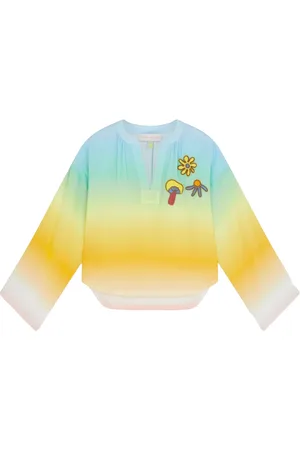 MIRA MIKATI Bluse med logoapplikation