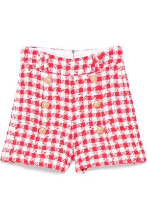 Balmain Gingham-ternede shorts
