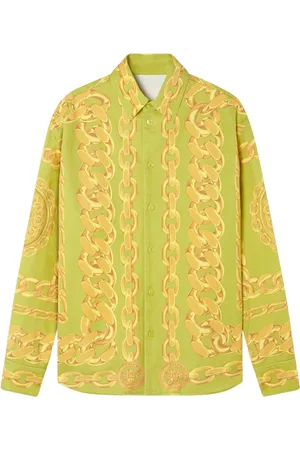 VERSACE Skjorte med Medusa Chains-tryk