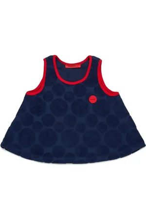 MAX&Co. Kids Tanktop med flock-tekstur