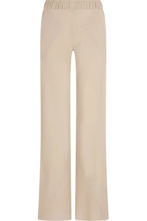 Giorgio Armani Joggingbukser i silke med svaj