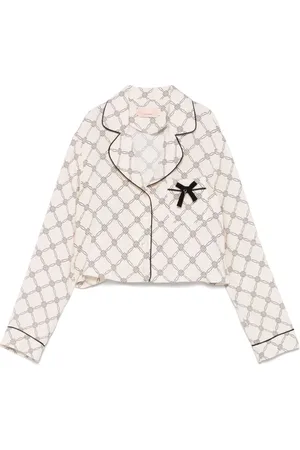 Elisabetta Franchi Skjorte med logotryk