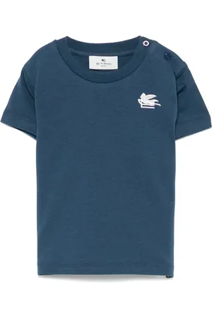 Etro T-shirt med logobroderi