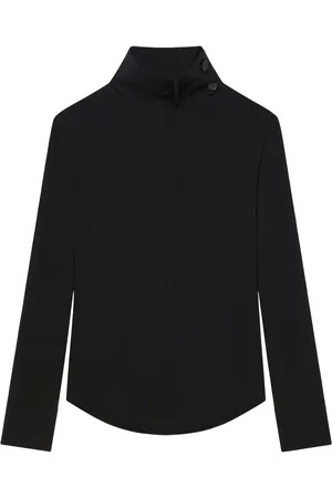 Courrèges Bluse med tørklædedetalje