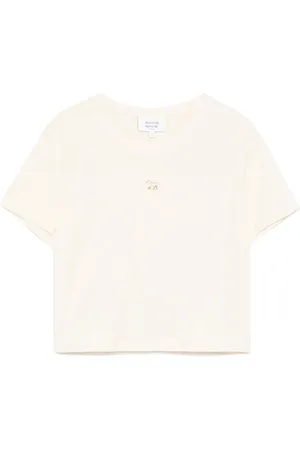 Maison Kitsuné T-shirt med rævemærke