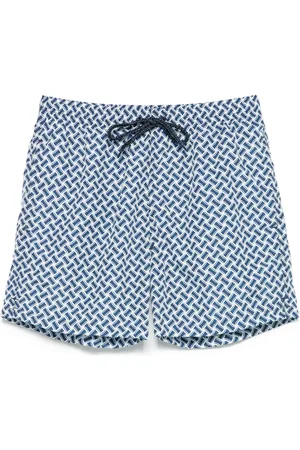 DRUMOHR Badeshorts med mønstret monogram