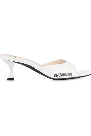 Moschino 65 mm lædersandaler