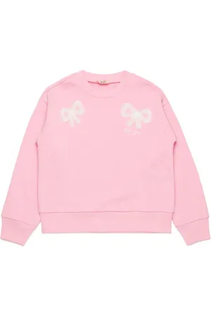 Nº21 Sweatshirt med sløjfeapplikation
